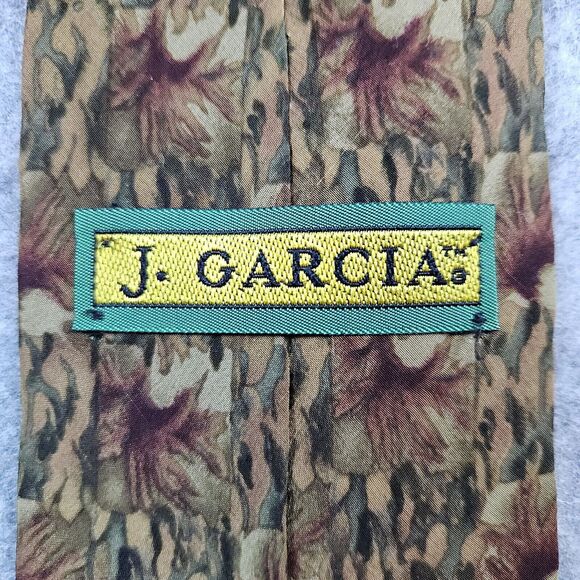 Jerry J. Garcia Necktie Landscape With Eye‎ Collection 10 Stonehenge 100% Silk - Picture 3 of 9